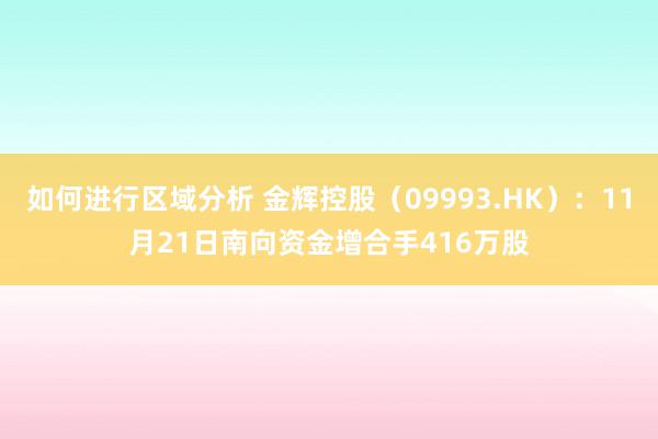 如何进行区域分析 金辉控股（09993.HK）：11月21日南向资金增合手416万股