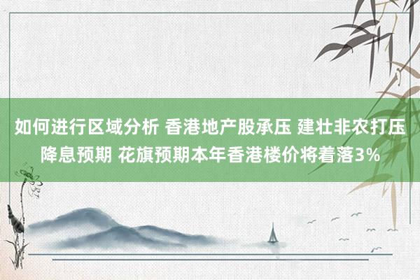 如何进行区域分析 香港地产股承压 建壮非农打压降息预期 花旗预期本年香港楼价将着落3%